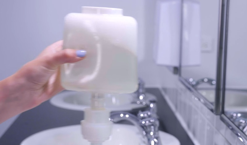 aqua chempacs hand soap | shake step