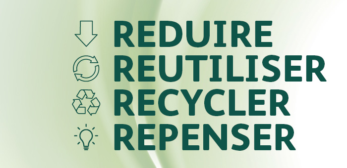 Réduire, réutiliser, recycler